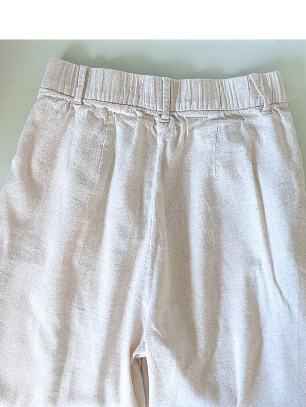 Hollister Ultra High-Rise Wide Leg Linen Pants - Picture 7 of 10